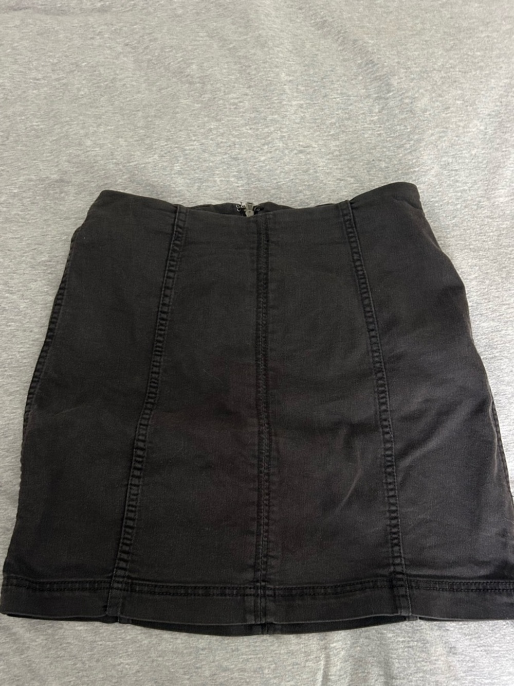 Free people black mini skirt size 6